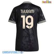 Camisa de time de futebol Juventus Khephren Thuram #19 Replicas 3º Equipamento Feminina 2025-26 Manga Curta